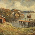 775 3071 Oljemålning 